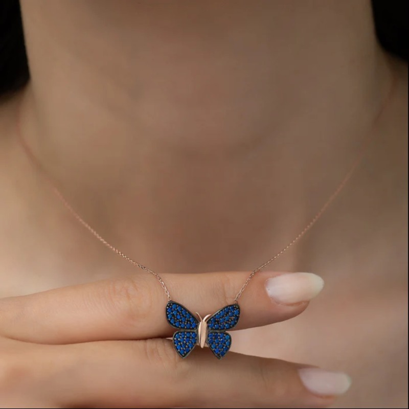 Butterfly Necklace silver